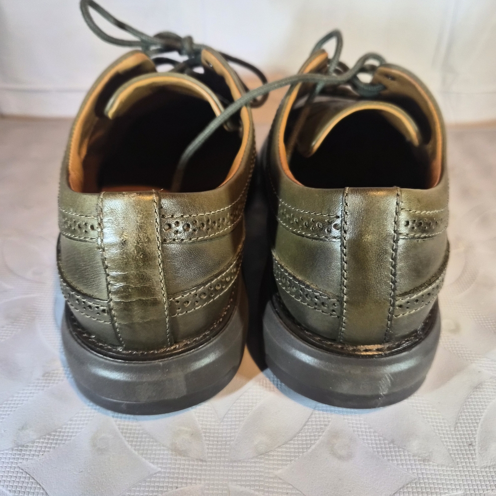 Men's Fitflop Classic Leather Wingtip Shoes Size 11 Pre-owned - Picture 5 of 7